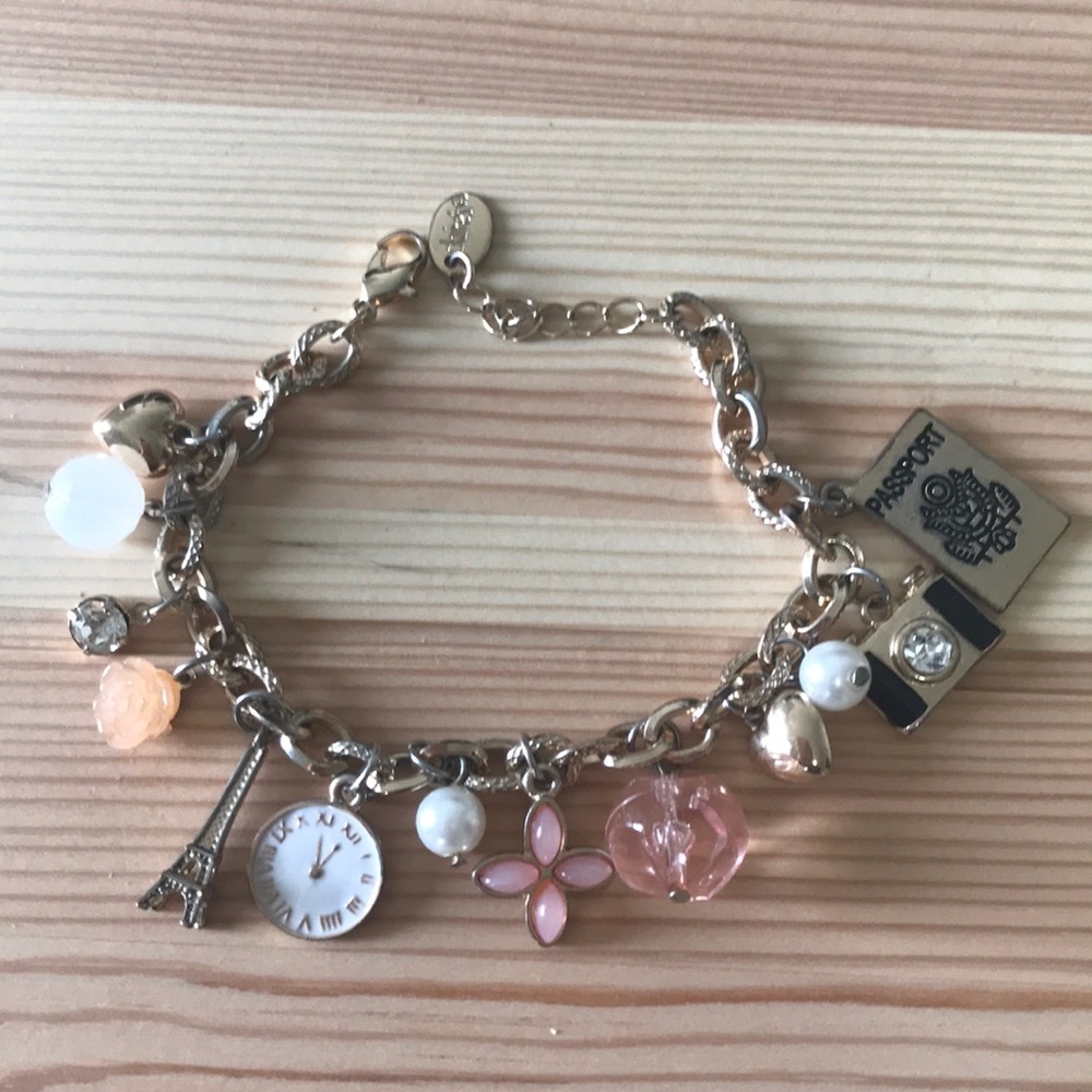 Paris charm bracelet